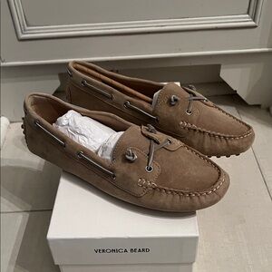 Veronica Beard jia suede boater shoes